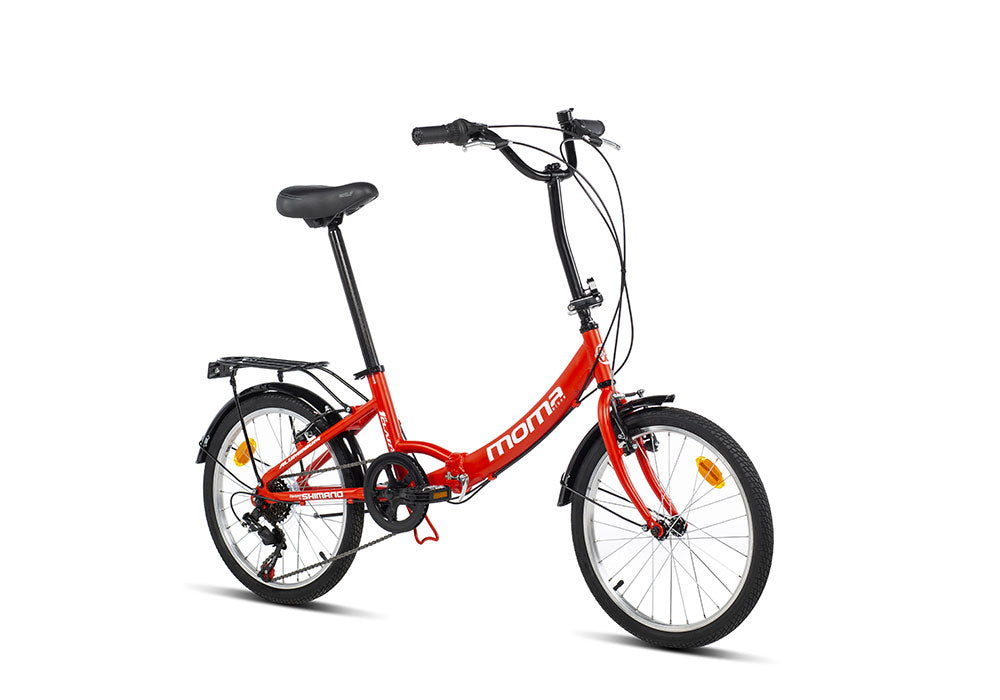 First class 2 red folding bike